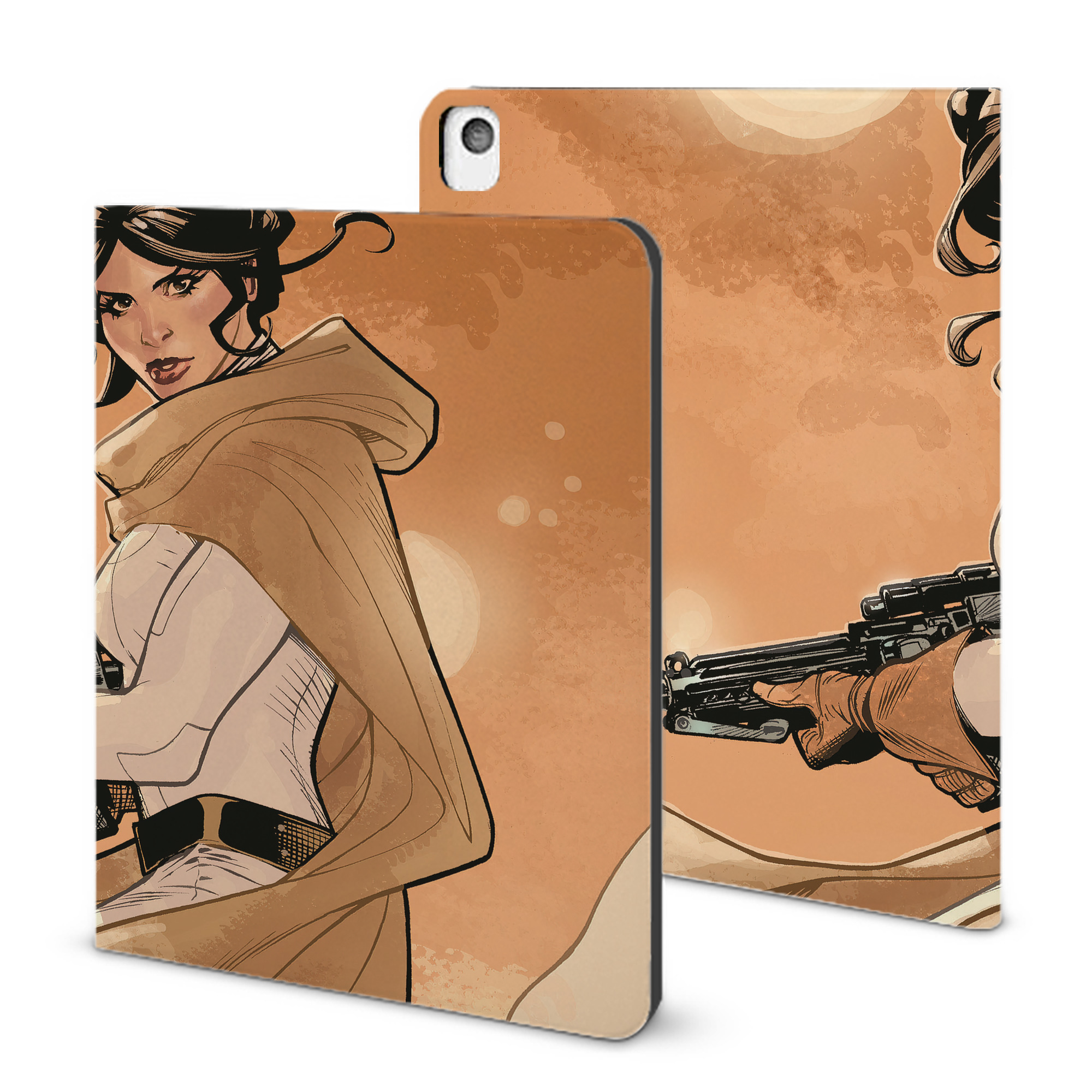 （画像用） スター・ウォーズ Star Wars IPadケース ペンホルダー付き ブックスタイルデザイン